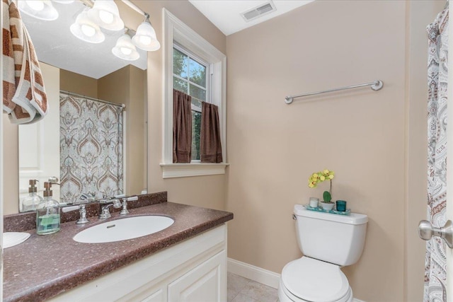 74 Settlers Ct, Bedford, NH 03110 - full bath with vanity and tile patterned floors