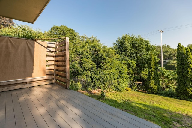 11 Bridge St, Kittery, ME 03904 - deck featuring a lawn
