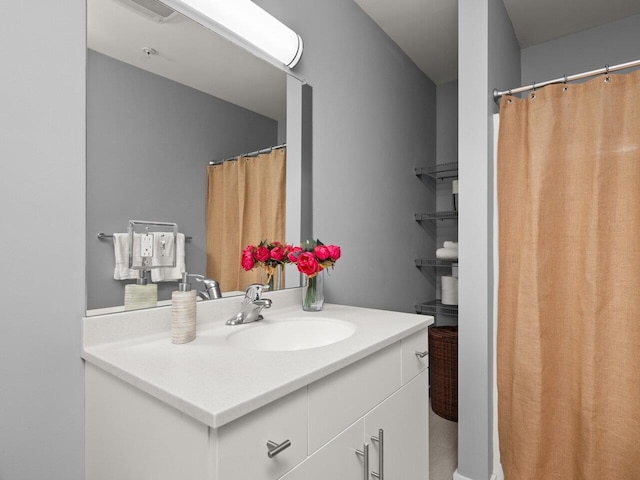 193 Saint Paul St Unit 209, Burlington, VT 05401 - full bath with vanity and curtained shower