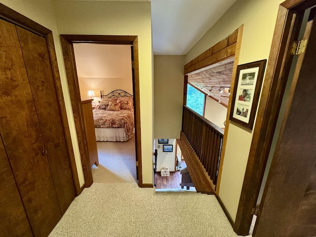 851 German Flats Rd, Fayston, VT 05673 - corridor featuring carpet and baseboards