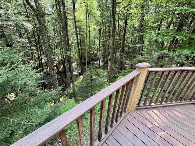 851 German Flats Rd, Fayston, VT 05673 - view of wooden terrace