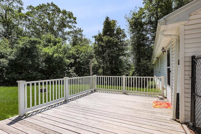 4 Appaloosa Ave, Pelham, NH 03076 - wooden terrace with a yard