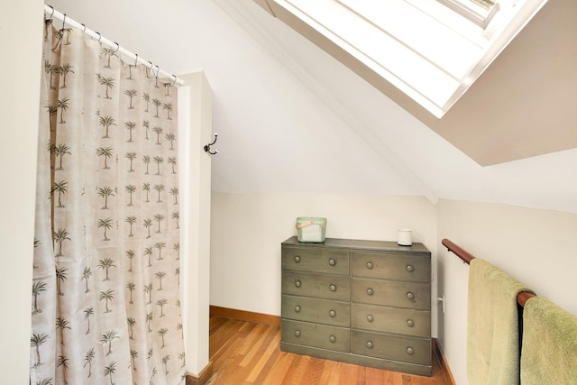 175 Middle Rd, Portsmouth, NH 03801 - bonus room featuring a skylight, lofted ceiling, and wood finished floors