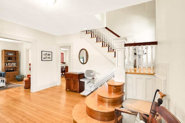 175 Middle Rd, Portsmouth, NH 03801 - stairs with hardwood / wood-style floors