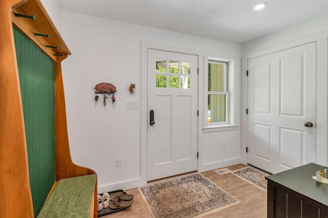 30 Dillon Dr E E, Unit East, Strafford, NH 03884 - foyer featuring light wood finished floors and recessed lighting