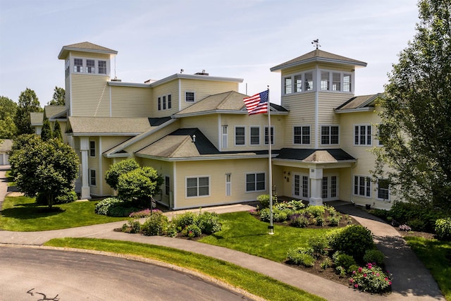 118 Secretariat Way Unit 115, Rochester, NH 03867 - view of front of property with french doors and a front lawn