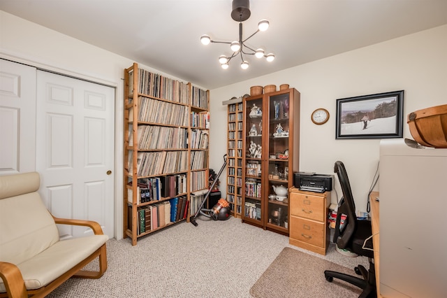 118 Secretariat Way Unit 115, Rochester, NH 03867 - carpeted office space with a chandelier