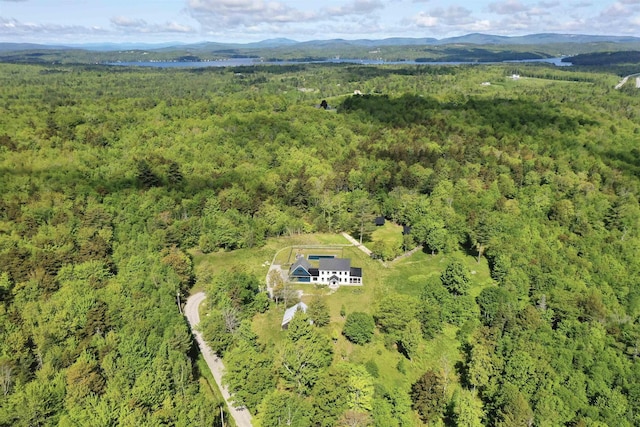 88 Stonehouse Rd, New London, NH 03257 - bird's eye view of a forest and a mountainous background