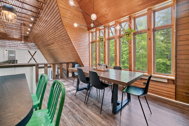 812 Airport Rd, Fayston, VT 05660 - sunroom / solarium with vaulted ceiling and a chandelier
