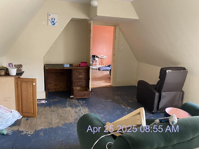 23 S Main St, Randolph, VT 05060 - bonus room featuring hardwood / wood-style flooring and lofted ceiling