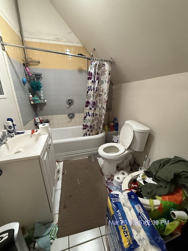 23 S Main St, Randolph, VT 05060 - bathroom with vanity and shower / bath combo with shower curtain