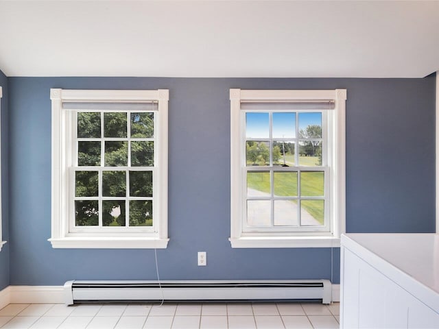 1411 Spear St, South Burlington, VT 05403 - unfurnished room featuring baseboard heating and plenty of natural light