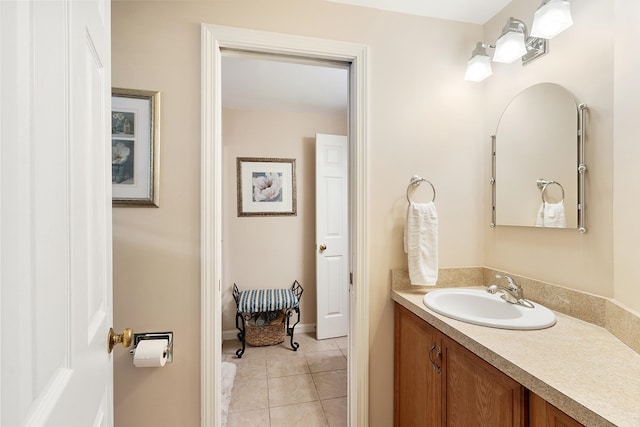 3 Chandler Dr, Atkinson, NH 03811 - bathroom featuring vanity and tile patterned flooring