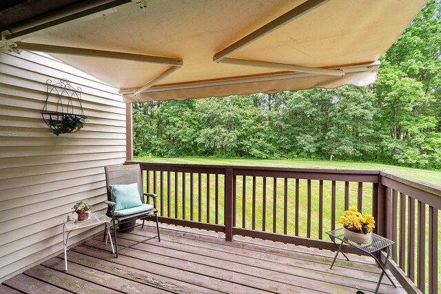 3 Chandler Dr, Atkinson, NH 03811 - deck with a lawn