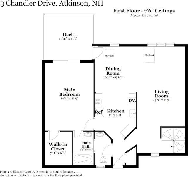3 Chandler Dr, Atkinson, NH 03811 - view of home floor plan