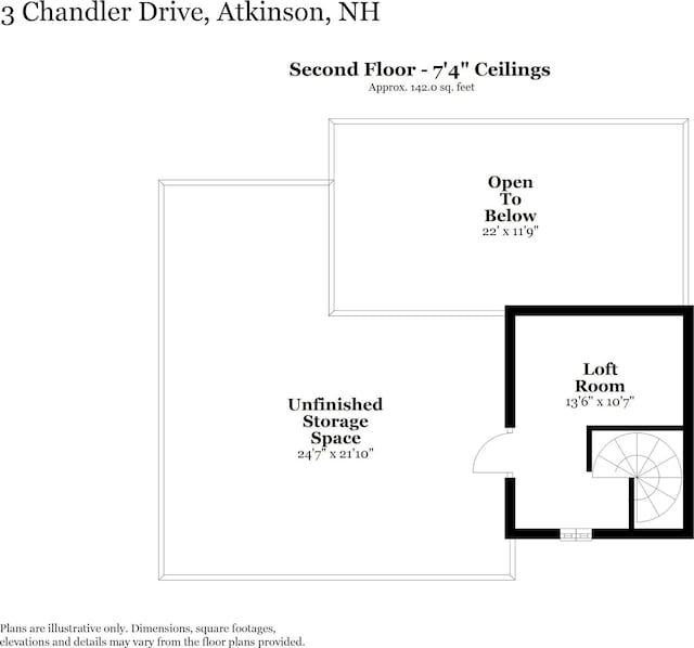 3 Chandler Dr, Atkinson, NH 03811 - view of home floor plan