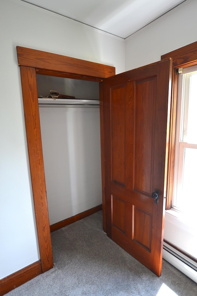27 Randall St, Waterbury, VT 05676 - closet with a baseboard radiator