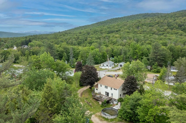 6 Goodbout Rd, Lincoln, NH 03251 - aerial view of a heavily wooded area
