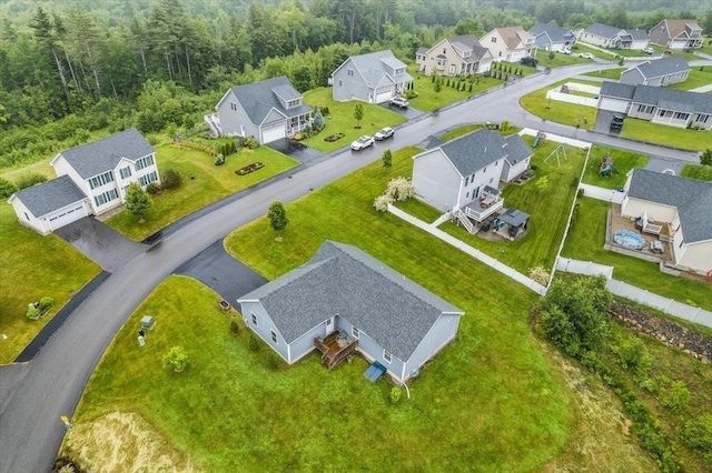 5 Rolling Hills Dr, Tilton, NH 03276 - aerial view of residential area featuring a forest