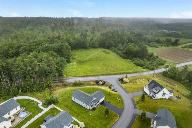 5 Rolling Hills Dr, Tilton, NH 03276 - aerial view of a heavily wooded area