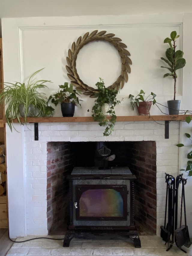 69 Emerson Hill Rd, New Ipswich, NH 03071 - detailed view of a wood stove