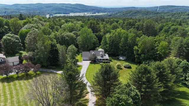 204 Mary Dr, Richmond, VT 05477 - view from above of property with mountains
