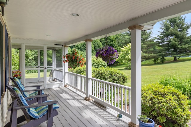 204 Mary Dr, Richmond, VT 05477 - porch featuring a yard
