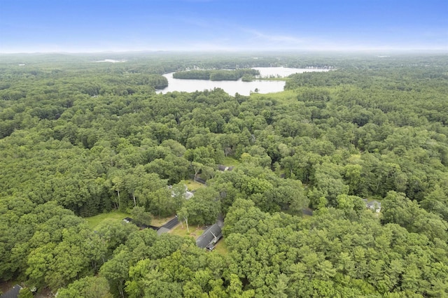 2 Ridgewood Dr, Kingston, NH 03848 - view of property location with a forest and a large body of water