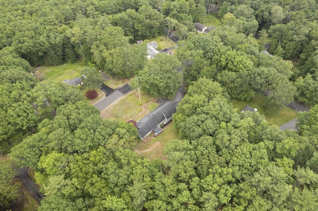 2 Ridgewood Dr, Kingston, NH 03848 - aerial view of property's location with a forest