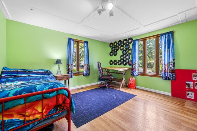 17 N Ave, Plaistow, NH 03865 - bedroom featuring wood finished floors and attic access