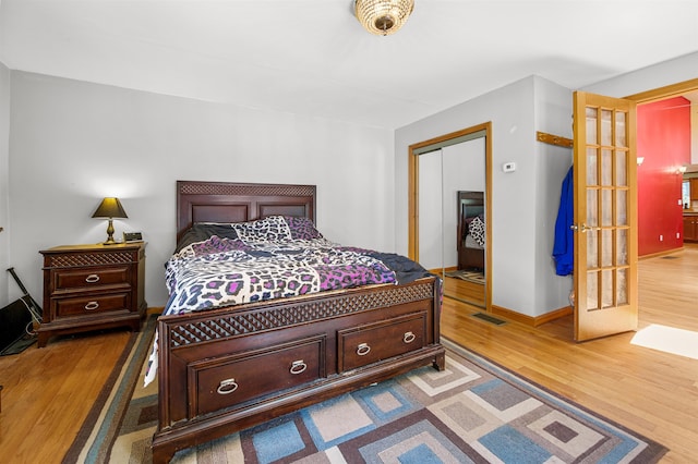 17 N Ave, Plaistow, NH 03865 - bedroom with wood finished floors, french doors, and a closet