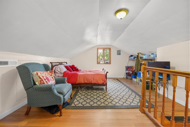 17 N Ave, Plaistow, NH 03865 - bedroom featuring wood finished floors and lofted ceiling