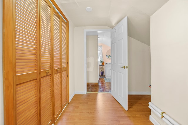 17 N Ave, Plaistow, NH 03865 - hall featuring lofted ceiling and light wood-style flooring