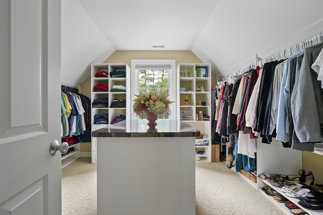 4 Chablis Ct, Bedford, NH 03110 - spacious closet featuring light carpet and vaulted ceiling