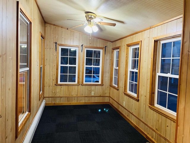 17 Arch St, Laconia, NH 03246 - unfurnished sunroom with a baseboard heating unit