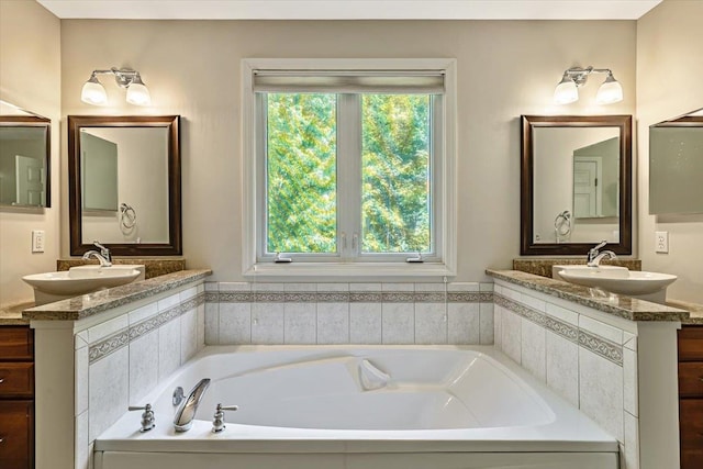 473 Brennan Woods Dr, Williston, VT 05495 - full bath featuring plenty of natural light, a bath, and two vanities