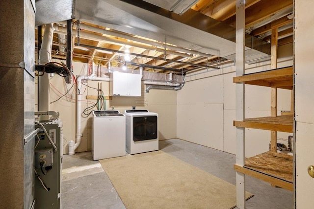 473 Brennan Woods Dr, Williston, VT 05495 - unfinished below grade area featuring washer and clothes dryer