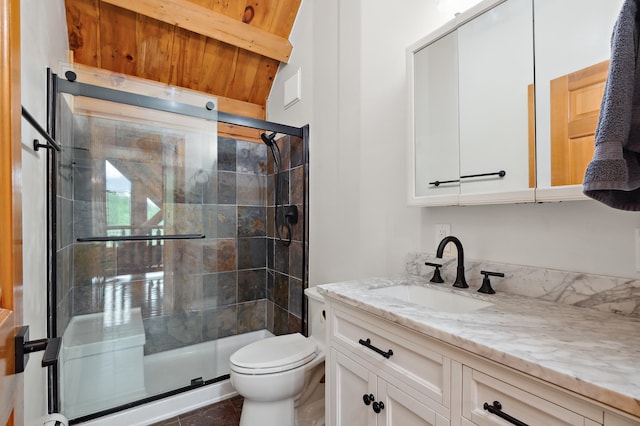 1 Peak Vista Ln, Madison, NH 03849 - full bathroom with vanity and a shower stall