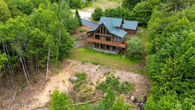 1 Peak Vista Ln, Madison, NH 03849 - aerial view of property and surrounding area