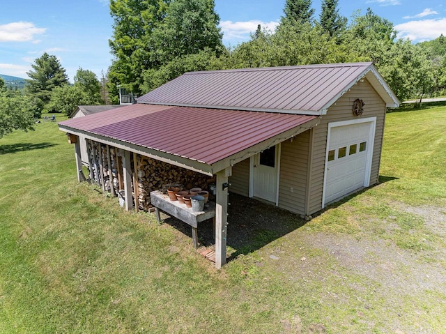 174 E Colebrook Rd, Colebrook, NH 03576 - garage with a detached garage and dirt driveway