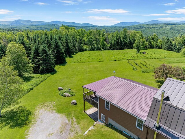 174 E Colebrook Rd, Colebrook, NH 03576 - bird's eye view of a mountain backdrop