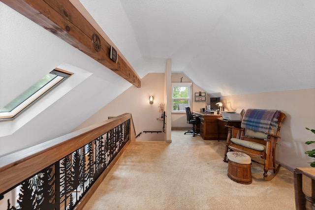 85 Lakeview Ave, Bristol, NH 03222 - office featuring lofted ceiling and light carpet
