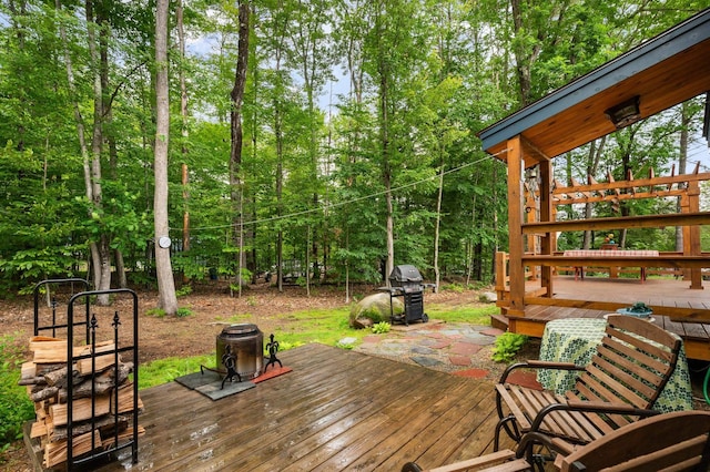 85 Lakeview Ave, Bristol, NH 03222 - view of wooden terrace
