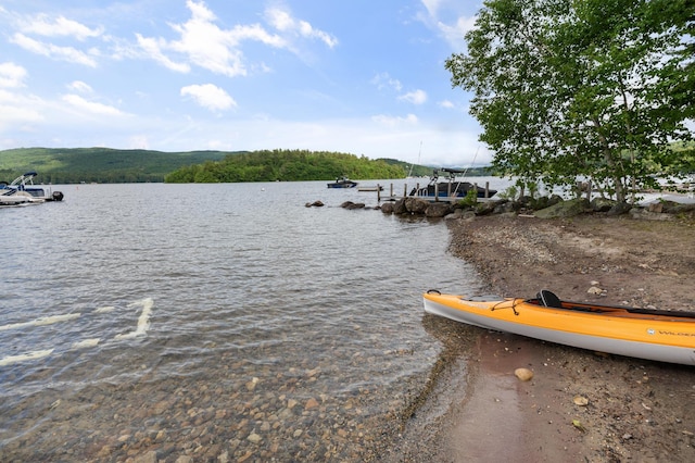 85 Lakeview Ave, Bristol, NH 03222 - water view with a boat dock