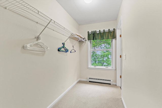 25 Sweetbrier Way, Laconia, NH 03246 - walk in closet with baseboard heating and carpet floors