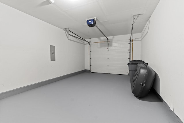 25 Sweetbrier Way, Laconia, NH 03246 - garage featuring electric panel and a garage door opener