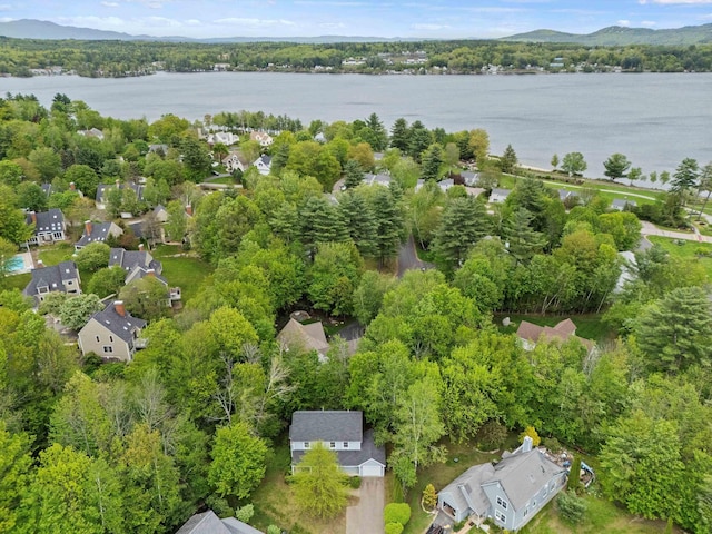 25 Sweetbrier Way, Laconia, NH 03246 - aerial overview of property's location with a large body of water and nearby suburban area