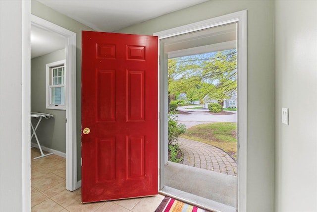 25 Sweetbrier Way, Laconia, NH 03246 - foyer with tile patterned floors and baseboards