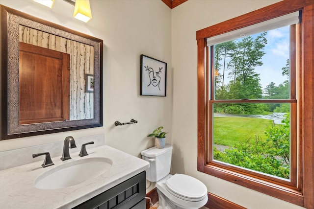 10 Benjamins Way, Hollis, NH 03049 - half bathroom with vanity and toilet