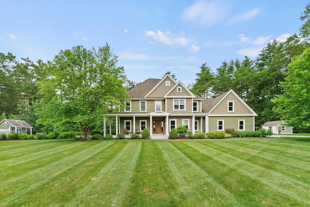 10 Benjamins Way, Hollis, NH 03049 - view of front of property with a porch and a front yard